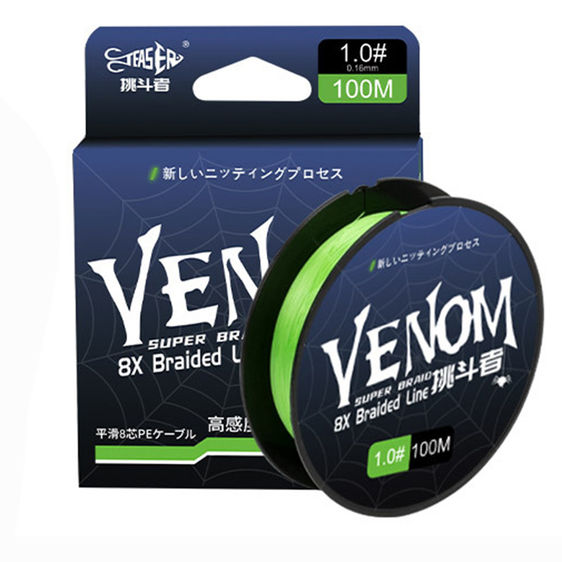 Dây PE X8 Câu Lure Venom Cao Cấp 2025